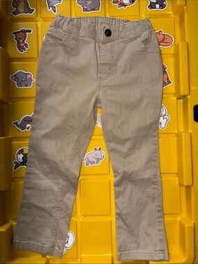 Garanimals Kids Neutral Beige Pull-On Cotton Pants